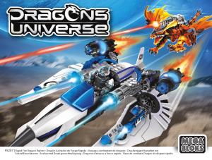 Manual Mega Bloks set 95207 Dragons Universe Rapid fire dragon fighter
