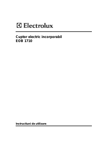 Manual Electrolux EOB1711X Cuptor