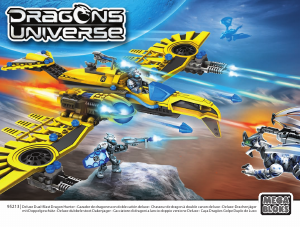 Handleiding Mega Bloks set 95213 Dragons Universe Deluxe dual-blast drakenjager