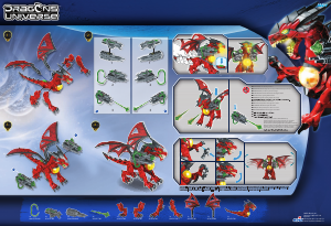 Manuale Mega Bloks set 95217 Dragons Universe Flarestorm