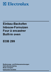 Handleiding Electrolux EOB299X Oven