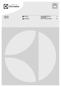 Priručnik Electrolux EOB3400BOX Pećnica