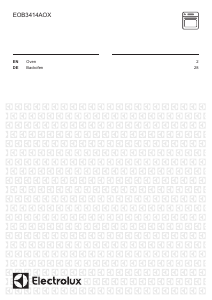 Handleiding Electrolux EOB3414AOX Oven