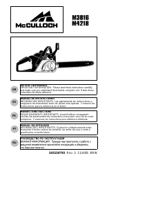 Manual McCulloch M4218 Chainsaw