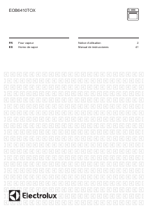 Manual de uso Electrolux EOB6410TOX Horno