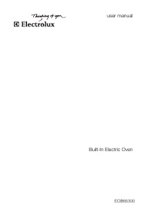 Manual Electrolux EOB65300X Oven