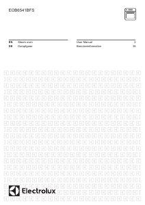Bedienungsanleitung Electrolux EOB6541BFS Backofen