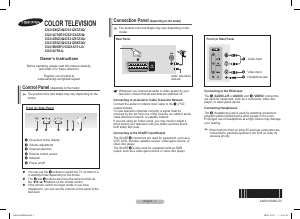 Manual Samsung CS-21Z55Z3Q Television