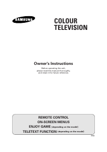 Manual Samsung CS-20F10MJ Television