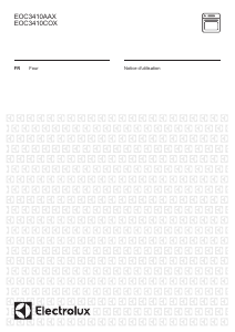 Mode d’emploi Electrolux EOC3410AAX Four