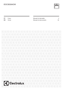 Manual de uso Electrolux EOC5530AOW Horno