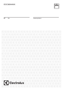 Kasutusjuhend Electrolux EOC5654ANX Ahi
