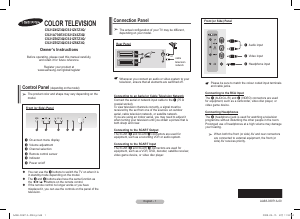 Manual Samsung CS-21Z45Z3Q Television