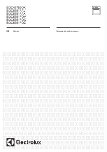 Manual de uso Electrolux EOC5751FAX Horno