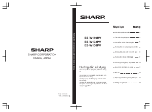 Hướng dẫn sử dụng Sharp ES-W102PV Máy giặt