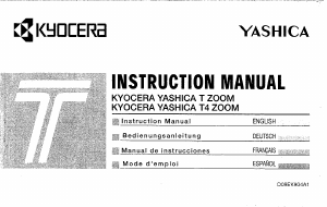 Manual Kyocera-Yashica T Zoom Camera