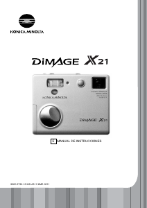 Manual de uso Konica-Minolta DiMAGE X21 Cámara digital