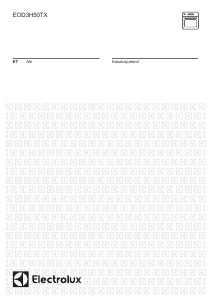 Kasutusjuhend Electrolux EOD3H50TX Ahi