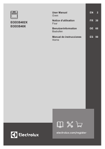 Manual de uso Electrolux EOD3S40X Horno