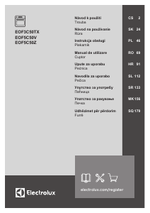 Priročnik Electrolux EOF3C50TX Pečica