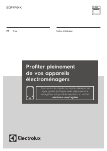 Mode d’emploi Electrolux EOF4P04X Four