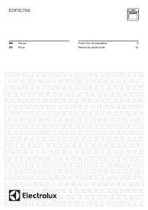 Návod Electrolux EOF5C70X Rúra