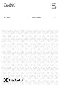 Mode d’emploi Electrolux EOG2102AOK Four