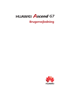 Brugsanvisning Huawei Ascend G7 Mobiltelefon