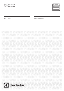 Mode d’emploi Electrolux EVY5841AAX Four