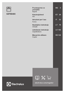 Manuale Electrolux EZF5E40X Forno