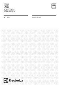 Mode d’emploi Electrolux FQ53B Four