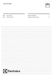 Mode d’emploi Electrolux FQV741XEV Four