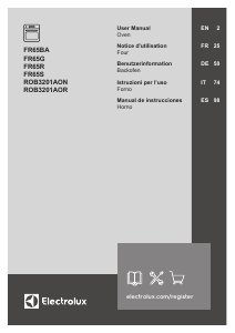 Manual de uso Electrolux FR65BA Horno