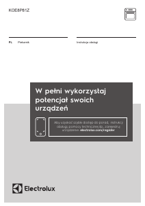 Instrukcja Electrolux KOE8P81Z Piekarnik