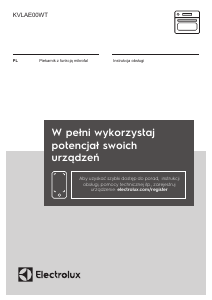 Instrukcja Electrolux KVLAE00WT Piekarnik