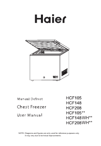 Bruksanvisning Haier HCF208 Frys