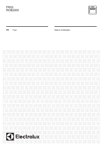 Mode d’emploi Electrolux ROB2200AOM Four