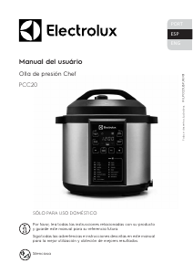 Manual de uso Electrolux PCC20 Olla a presión