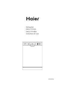 Manual Haier DW12-TFE4SS Dishwasher