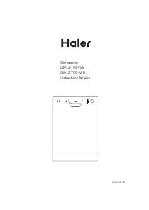 Manual Haier DW12-TFE4WH Dishwasher