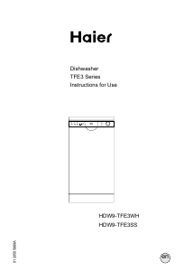 Manual Haier HDW9-TFE3SS Dishwasher