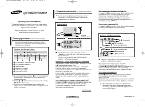 Руководство Samsung CS-21K30MHQ Телевизор