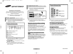Руководство Samsung CS-21Z40ZQQ Телевизор