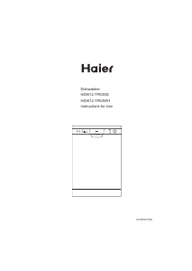 Manual Haier HDW12-TFE3SS Dishwasher