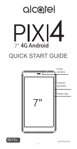 Handleiding Alcatel 9015J Pixi 4 Mobiele telefoon