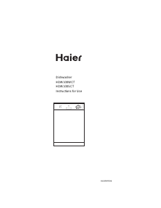 Manual Haier HDW100SCT Dishwasher