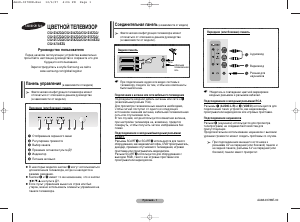 Руководство Samsung CS21A730EZQ Телевизор