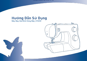 Hướng dẫn sử dụng Butterfly JH5832A Máy may