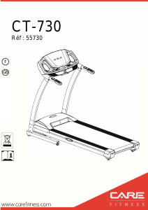 Handleiding Care Fitness CT-730 Loopband