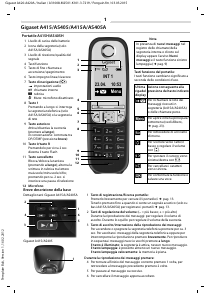 Manuale Gigaset AS405 Telefono senza fili